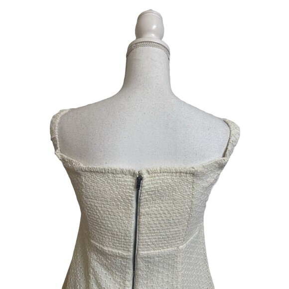 NWT Free People Women's M Berry Kiss Ivory Off-The-Shoulder Mini Dress NEW $128 - Picture 10 of 10